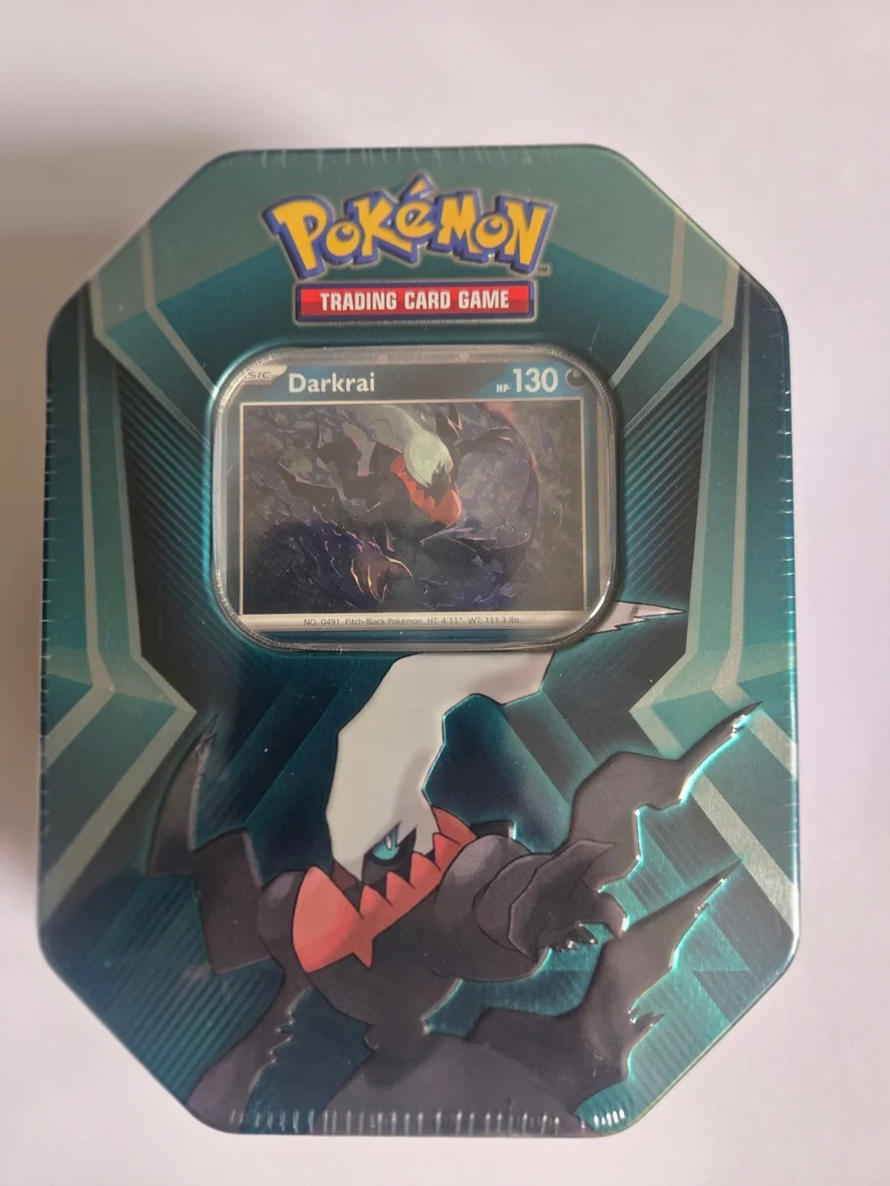 Pokémon Darkrai Tin - Teal & Black Collector's Box factory sealed